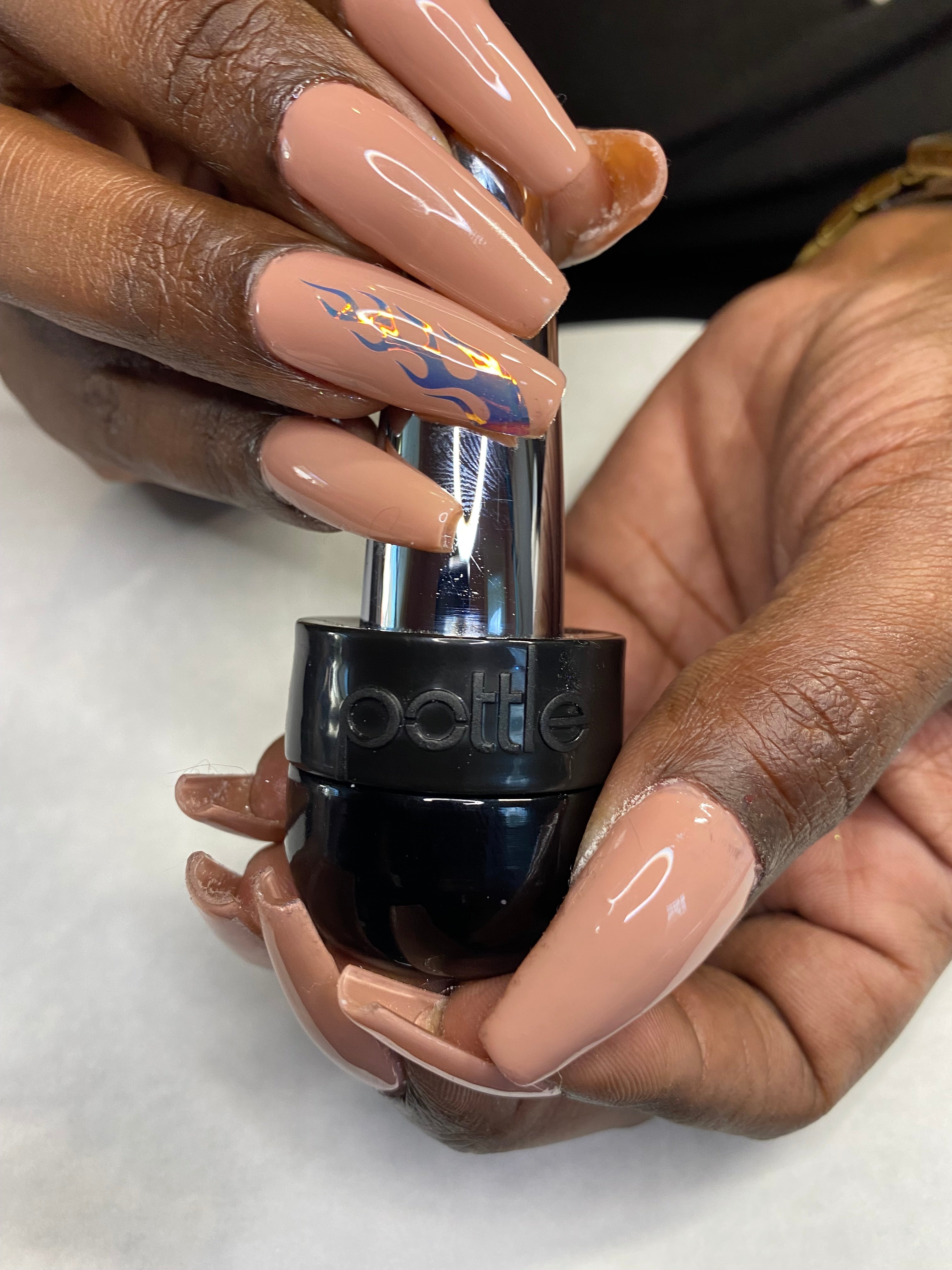 Black Nail Art Bottle