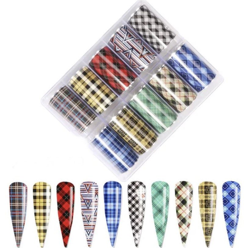 10pk Nail Foils - Pottle