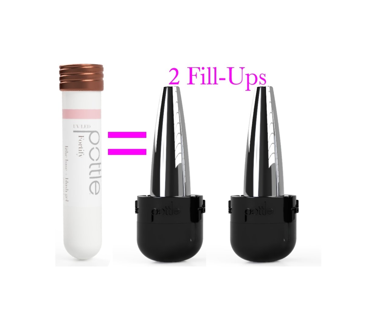 Clear Rubber Base Gel Refill