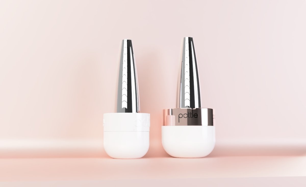 White Refillable Gel Bottle Set