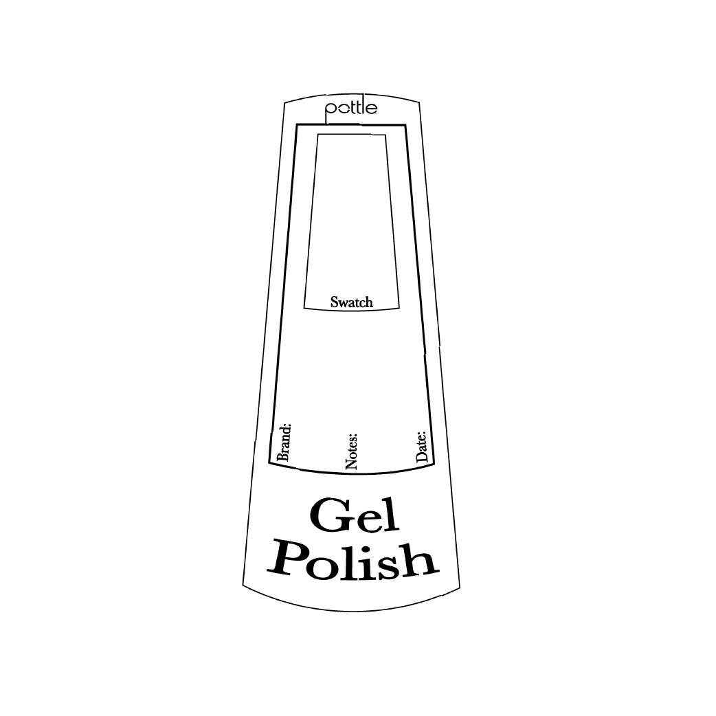 Nail Polish Labels | Pottle Tabs