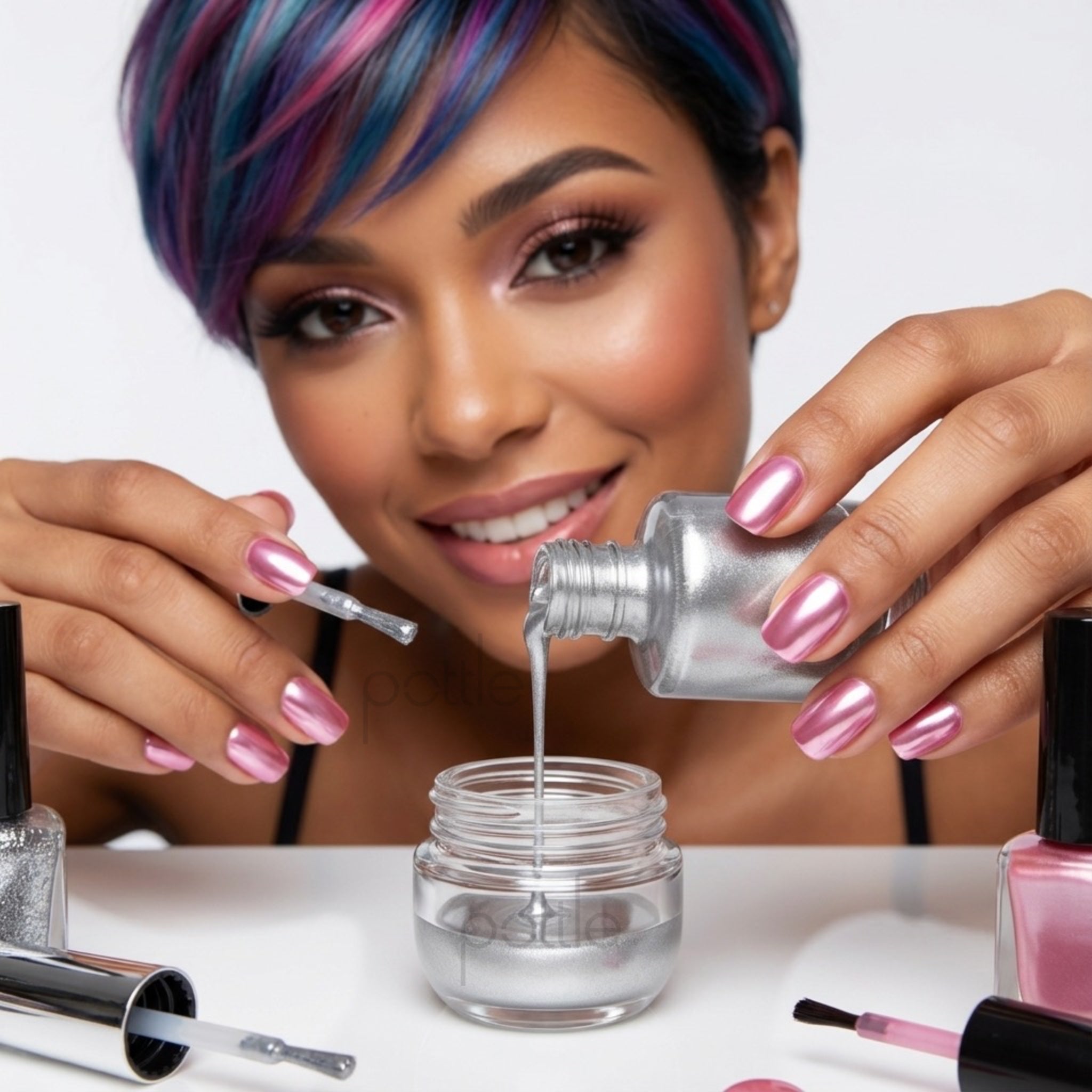 frankenpolish, pottlemix, nettie davis, refillable nail bottle, franken polish, diy nail polish, homemade nail color