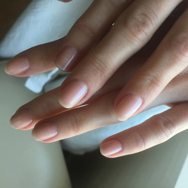 short manicured nails
