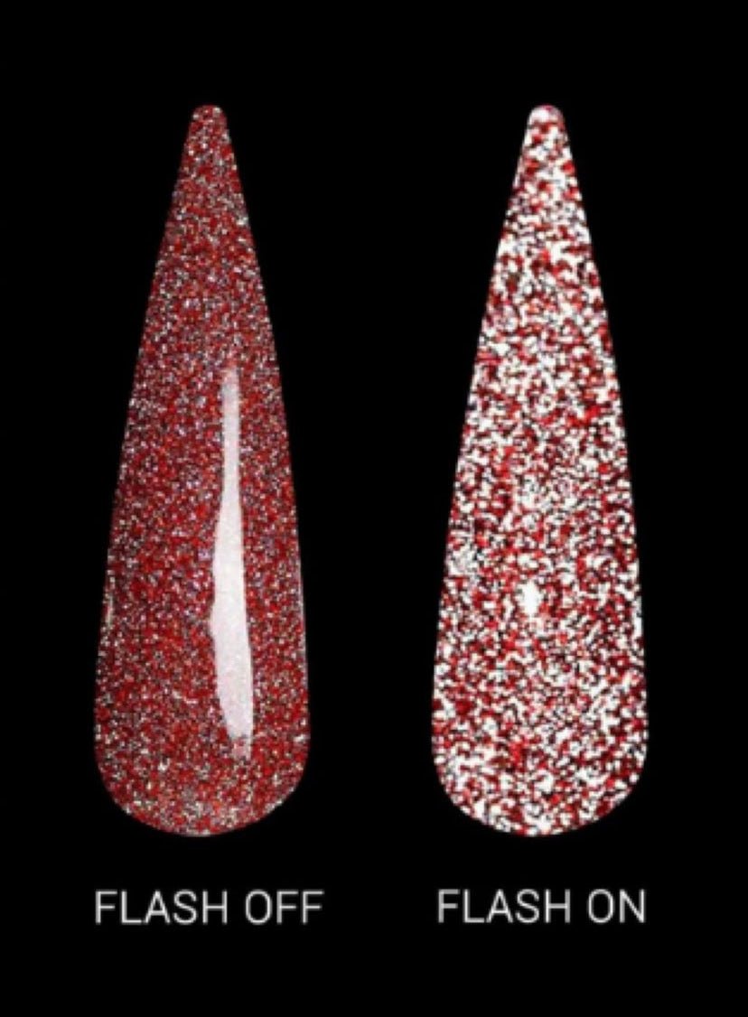 Red Flare Diamond Glitter - Pottle