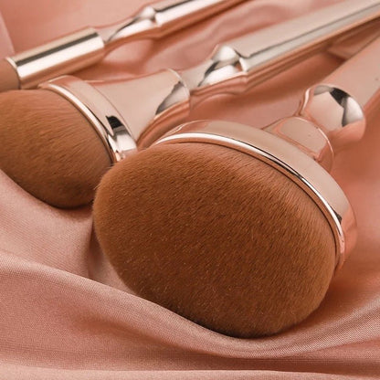Rose Gold Makeup Brushes - Pottle