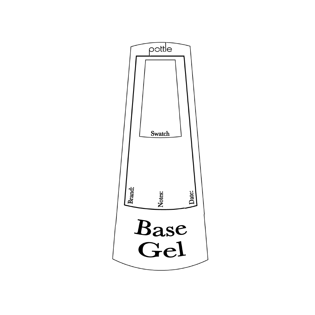 Nail Polish Labels | Pottle Tabs 
