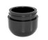 Pottle CLEARANCE - Black Pottle glass pot, cream pot storage, skincare